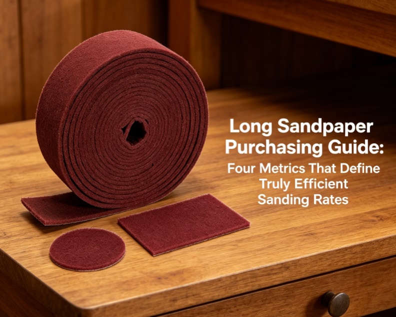 Long Sandpaper Purchasing Guide: Four Metrics That Define Truly Efficient Sanding Rates