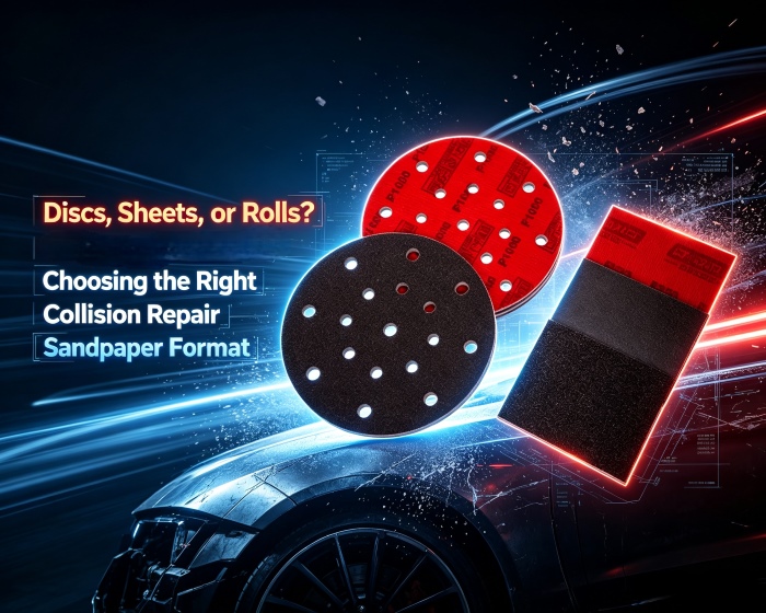 Discs, Sheets, or Rolls? Choosing the Right Collision Repair Sandpaper Format